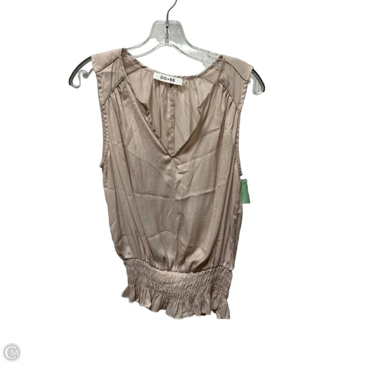 Top Sleeveless By Do + Be In Pink, Size: S