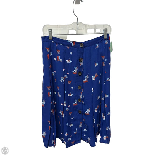 Skirt Maxi By Banana Republic In Blue, Size: 8