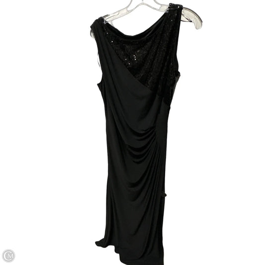 Dress Party Long By R And M Richards In Black, Size: Xl