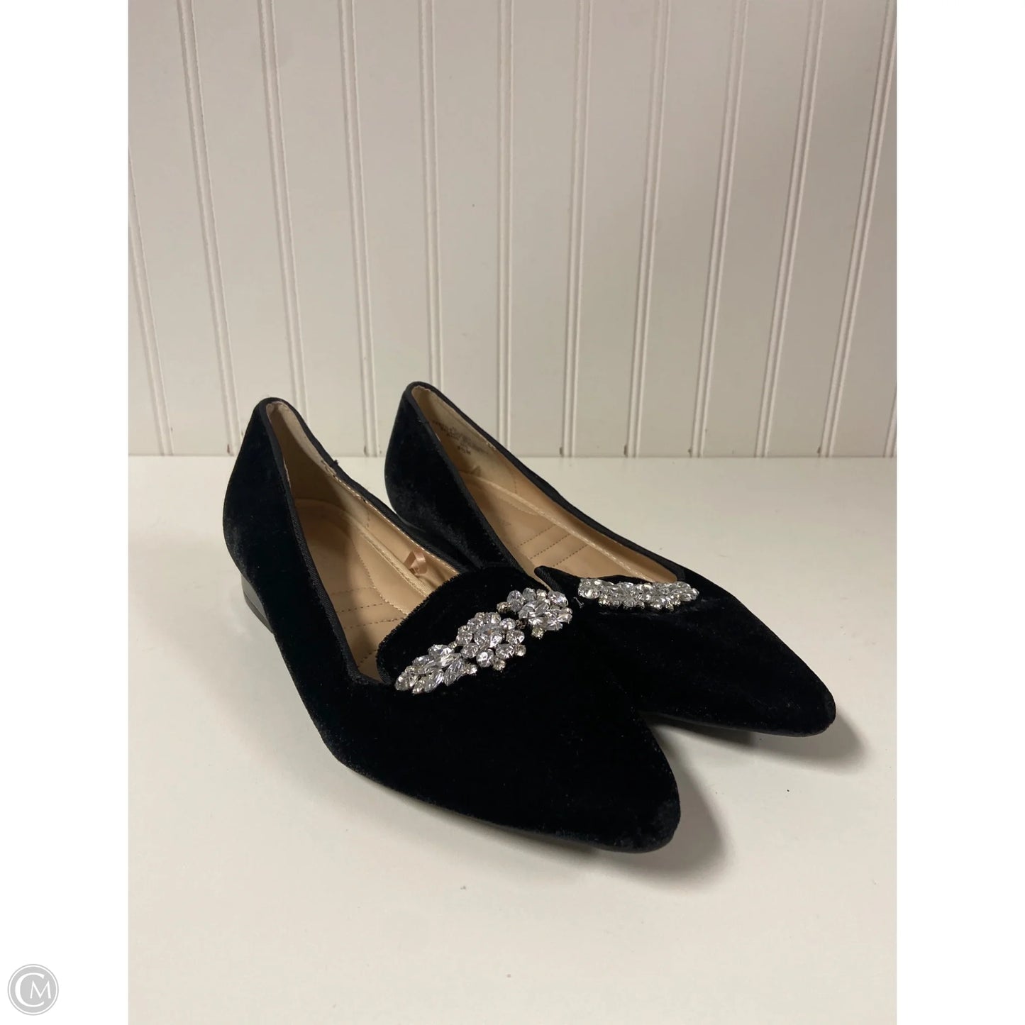 Shoes Heels Wedge By Adrienne Vittadini In Black, Size: 8.5