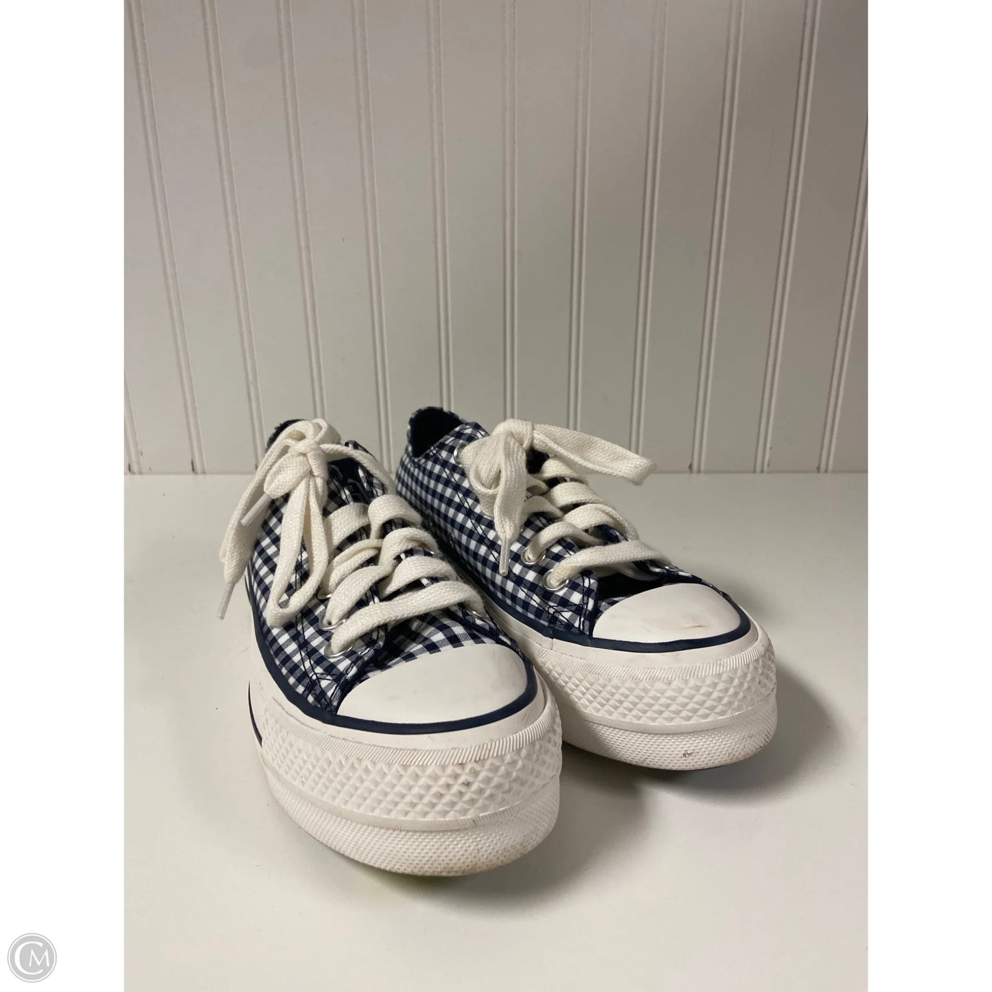 Shoes Heels Platform By Converse In Blue, Size: 6.5