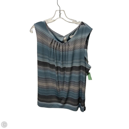 Top Sleeveless By Calvin Klein In Blue, Size: 2x