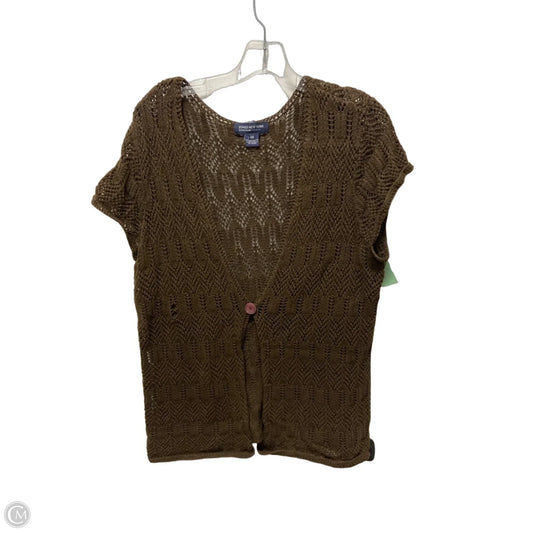 Top Short Sleeve By Jones New York In Brown, Size: 2x