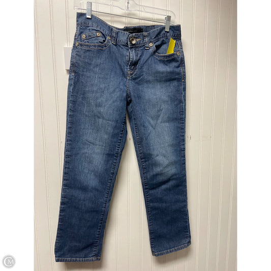 Jeans Straight By Calvin Klein In Blue, Size: 6