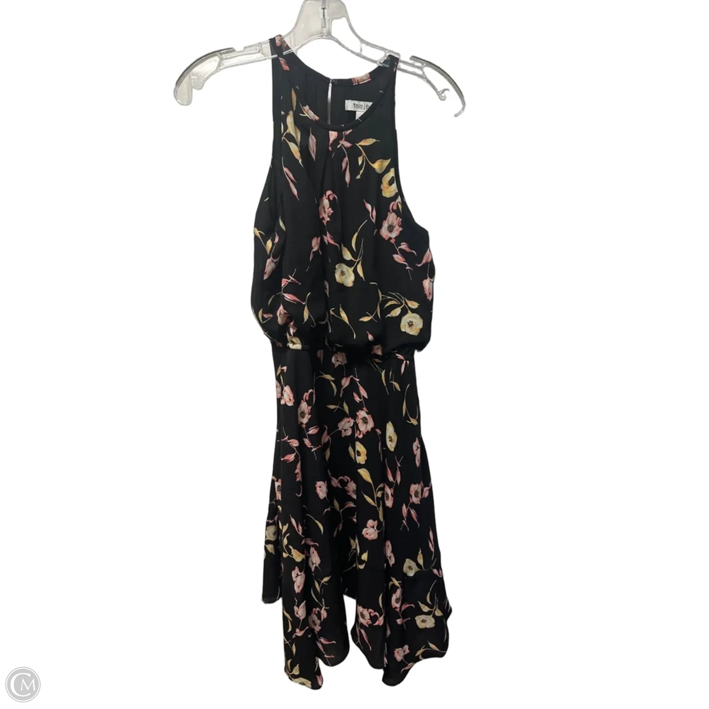 Dress Casual Midi By White House Black Market In Black, Size: Xs
