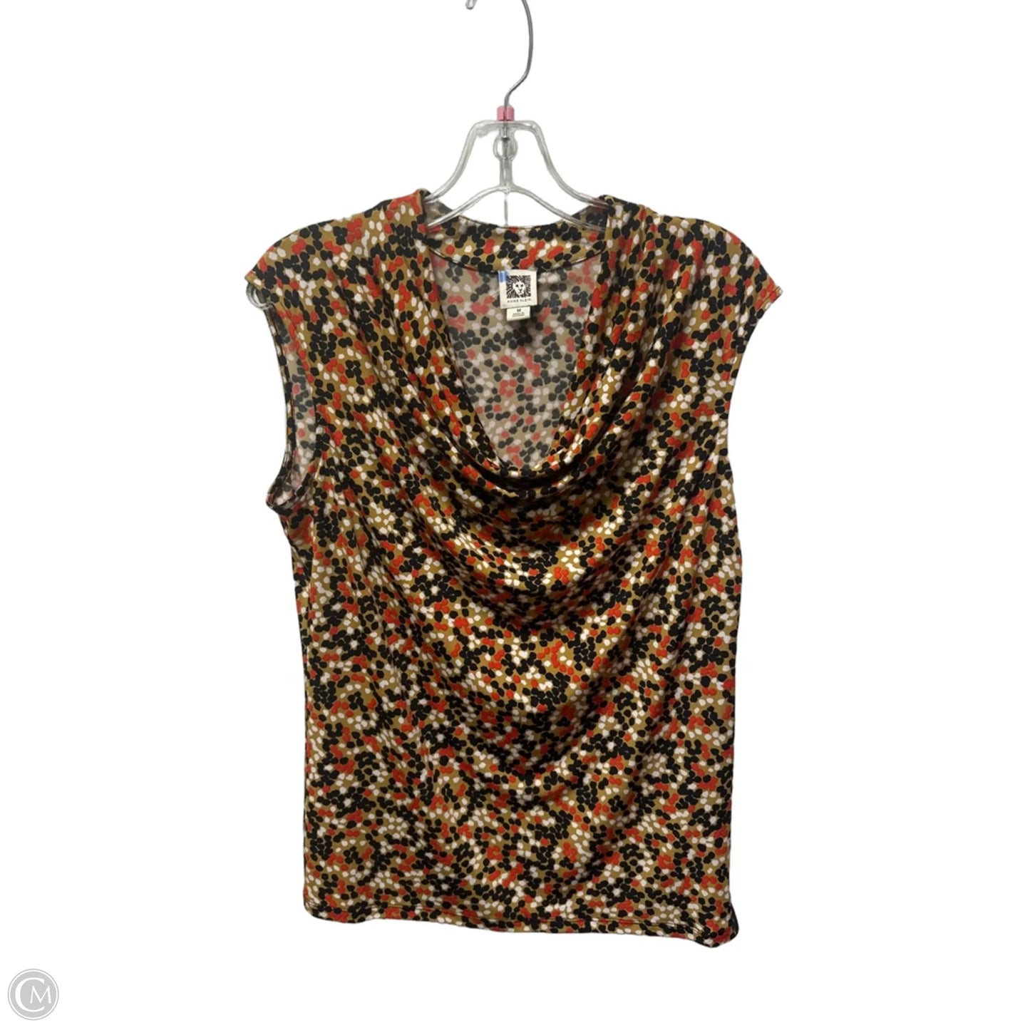 Top Sleeveless By Anne Klein In Brown, Size: M