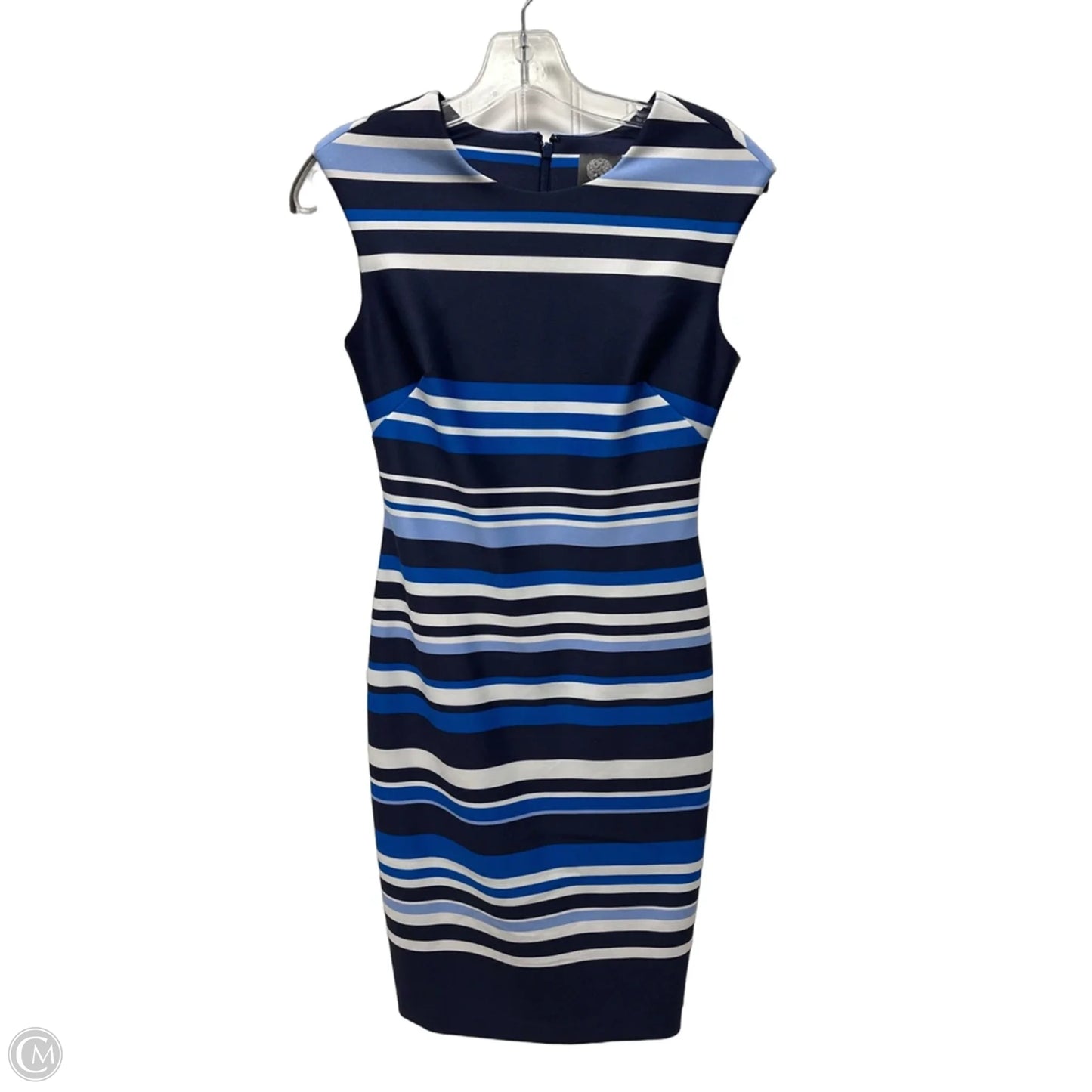 Dress Casual Midi By Vince Camuto In Blue, Size: S
