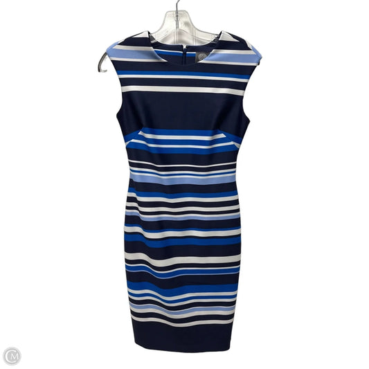 Dress Casual Midi By Vince Camuto In Blue, Size: S