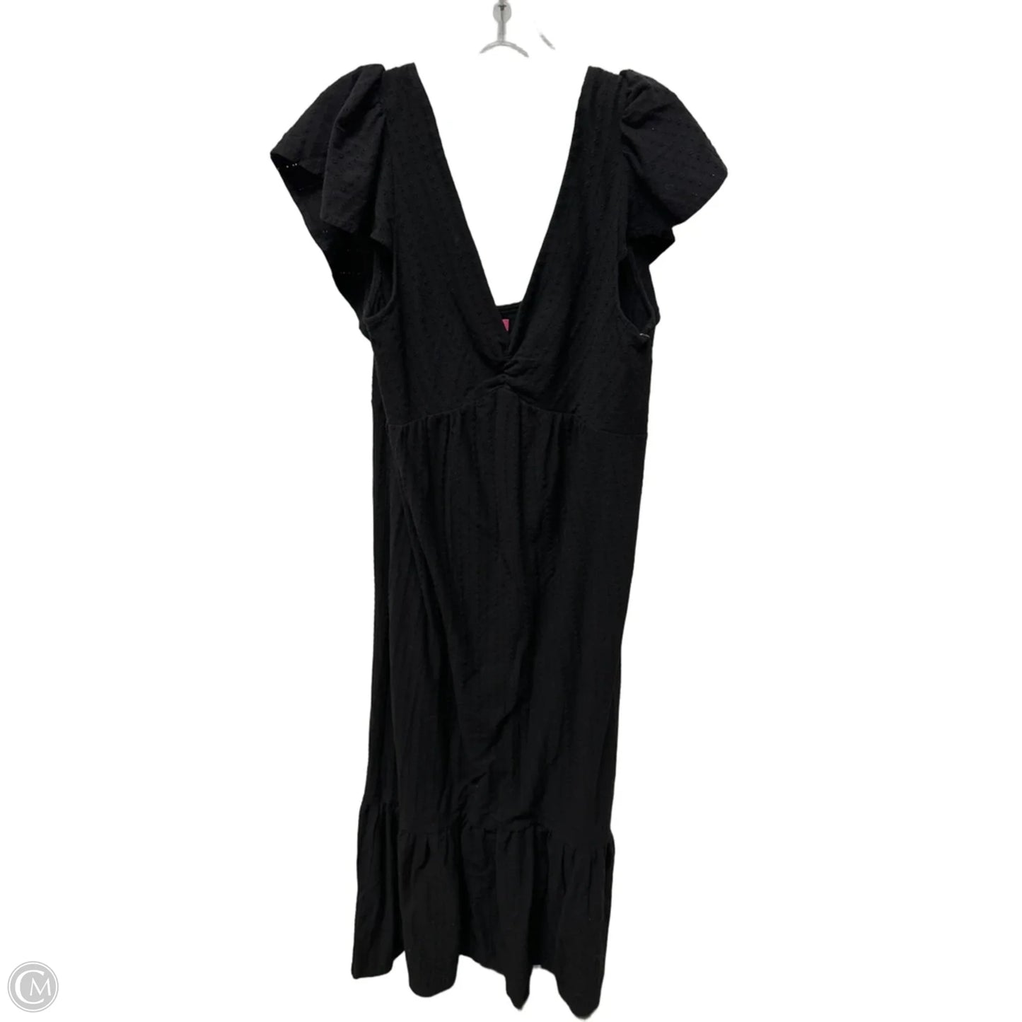 Dress Casual Maxi By Betsey Johnson In Black, Size: L
