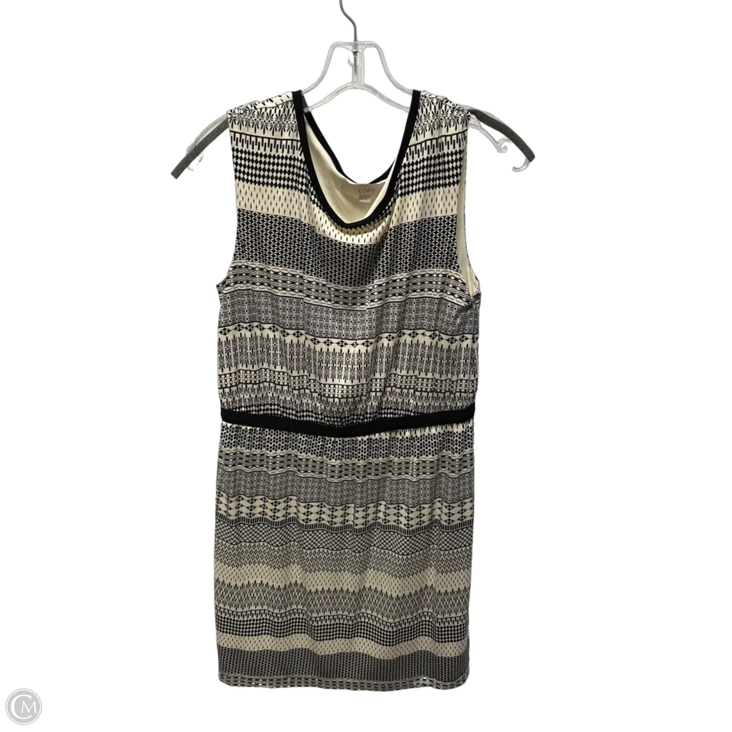 Dress Casual Midi By Loft In Cream, Size: M