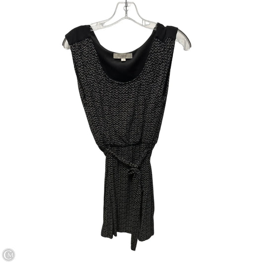 Dress Casual Midi By Loft In Black, Size: S