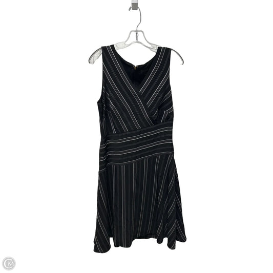 Dress Casual Midi By Donna Karan In Black, Size: L