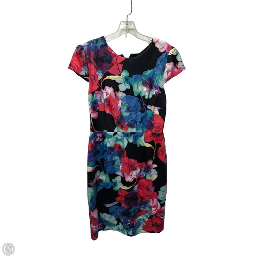Dress Casual Midi By Betsey Johnson In Floral Print, Size: L