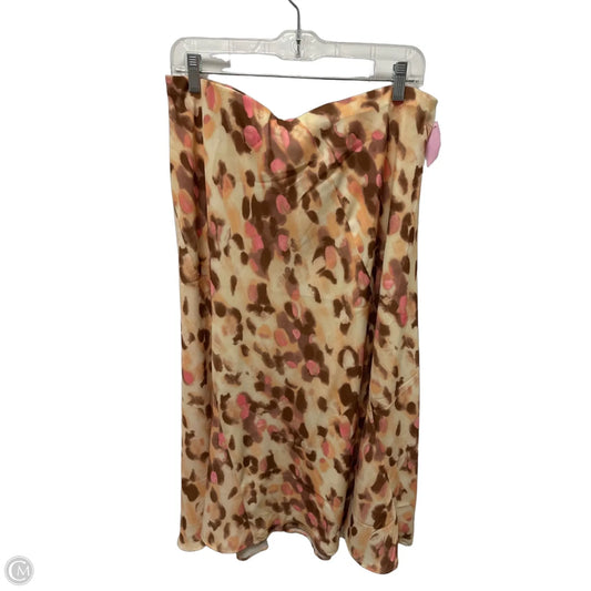 Skirt Maxi By Banana Republic In Animal Print, Size: L