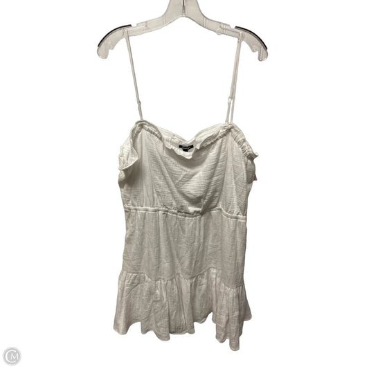 Dress Casual Midi By Express In White, Size: Xl