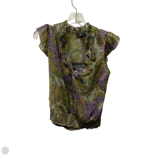 Top Short Sleeve By Bcx In Green, Size: M
