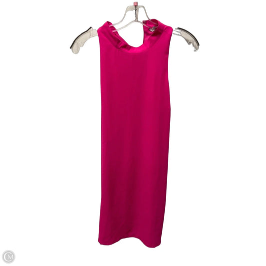 Dress Casual Midi By Naked Zebra In Pink, Size: M