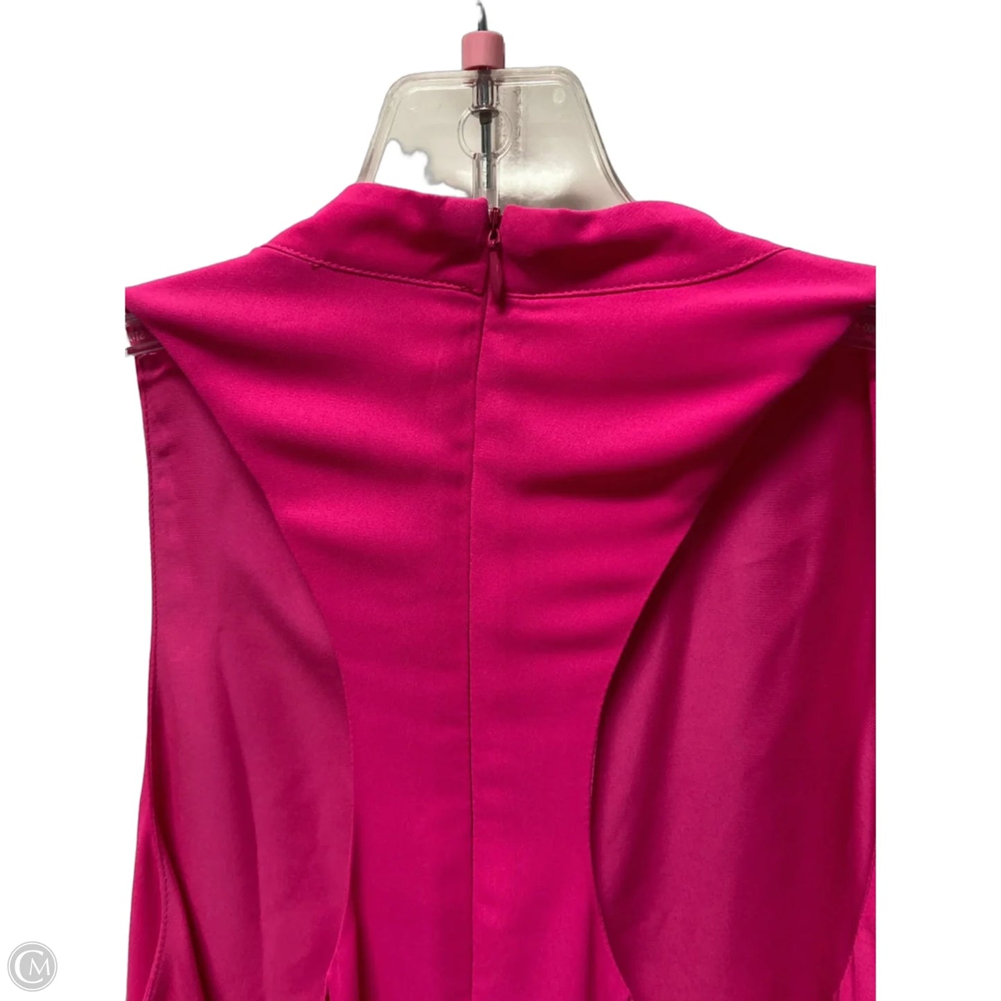 Dress Casual Midi By Naked Zebra In Pink, Size: M