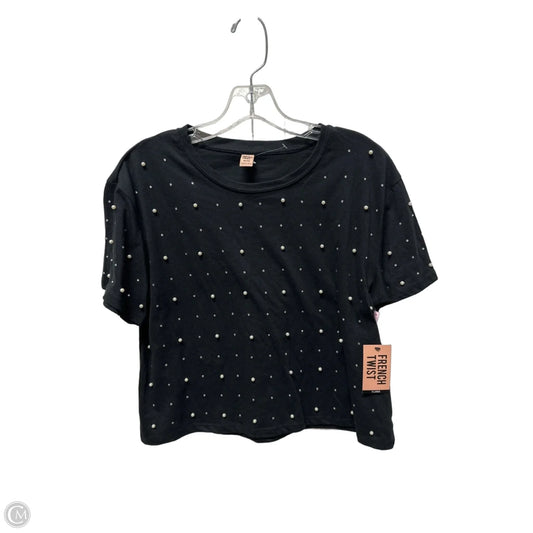 Top Short Sleeve By Clothes Mentor In Black, Size: Xl