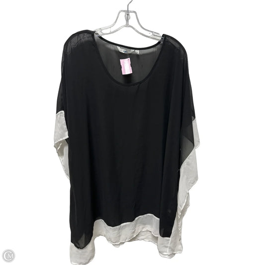 Shawl By Clothes Mentor In Black, Size: L