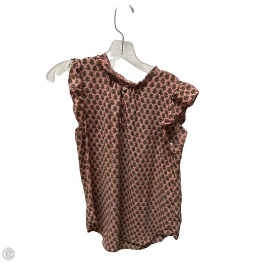 Top Sleeveless By Loft In Pink, Size: M