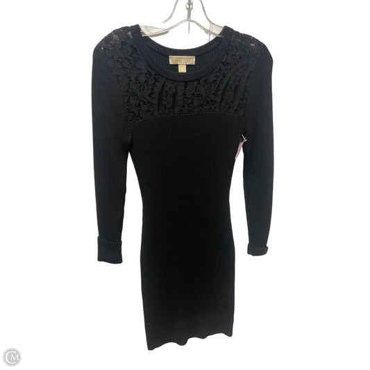 Dress Casual Midi By Michael By Michael Kors In Black, Size: M