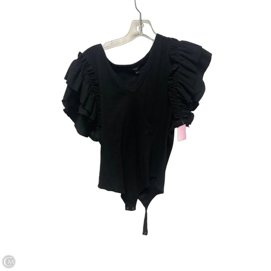 Bodysuit By Express In Black, Size: Xl