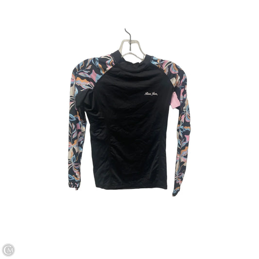 Athletic Top Long Sleeve Crewneck By Clothes Mentor In Black, Size: S
