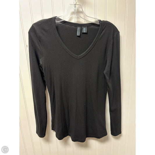 Top Long Sleeve By Sigrid Olsen In Black, Size: S