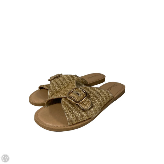 Sandals Flats By Splendid In Brown, Size: 9
