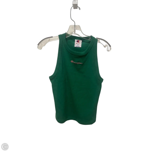 Athletic Tank Top By Champion In Green, Size: M