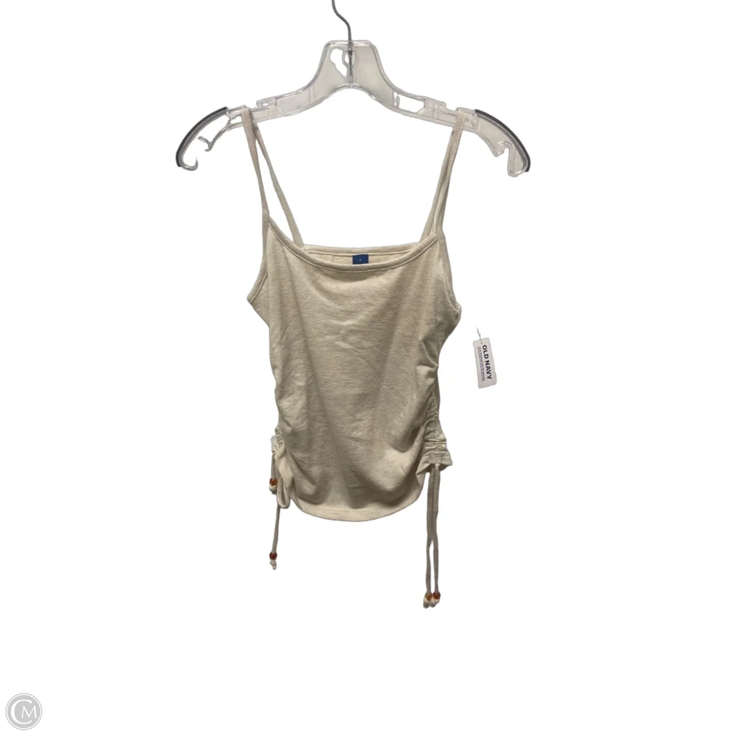 Top Sleeveless By Old Navy In Cream, Size: S