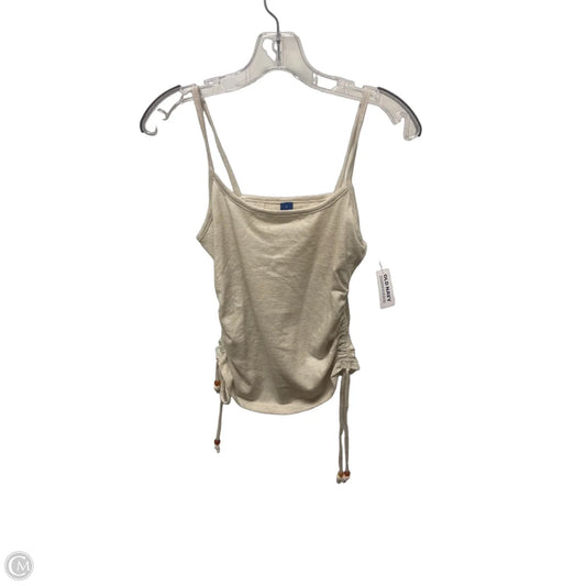 Top Sleeveless By Old Navy In Cream, Size: S