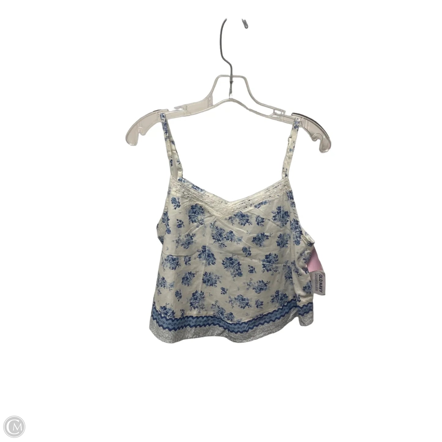 Top Sleeveless By Old Navy In Blue, Size: S