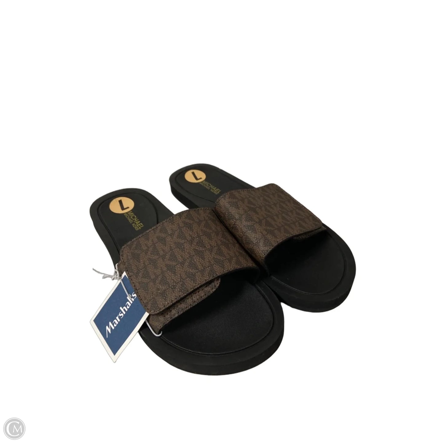 Sandals Flats By Michael By Michael Kors In Brown, Size: 7
