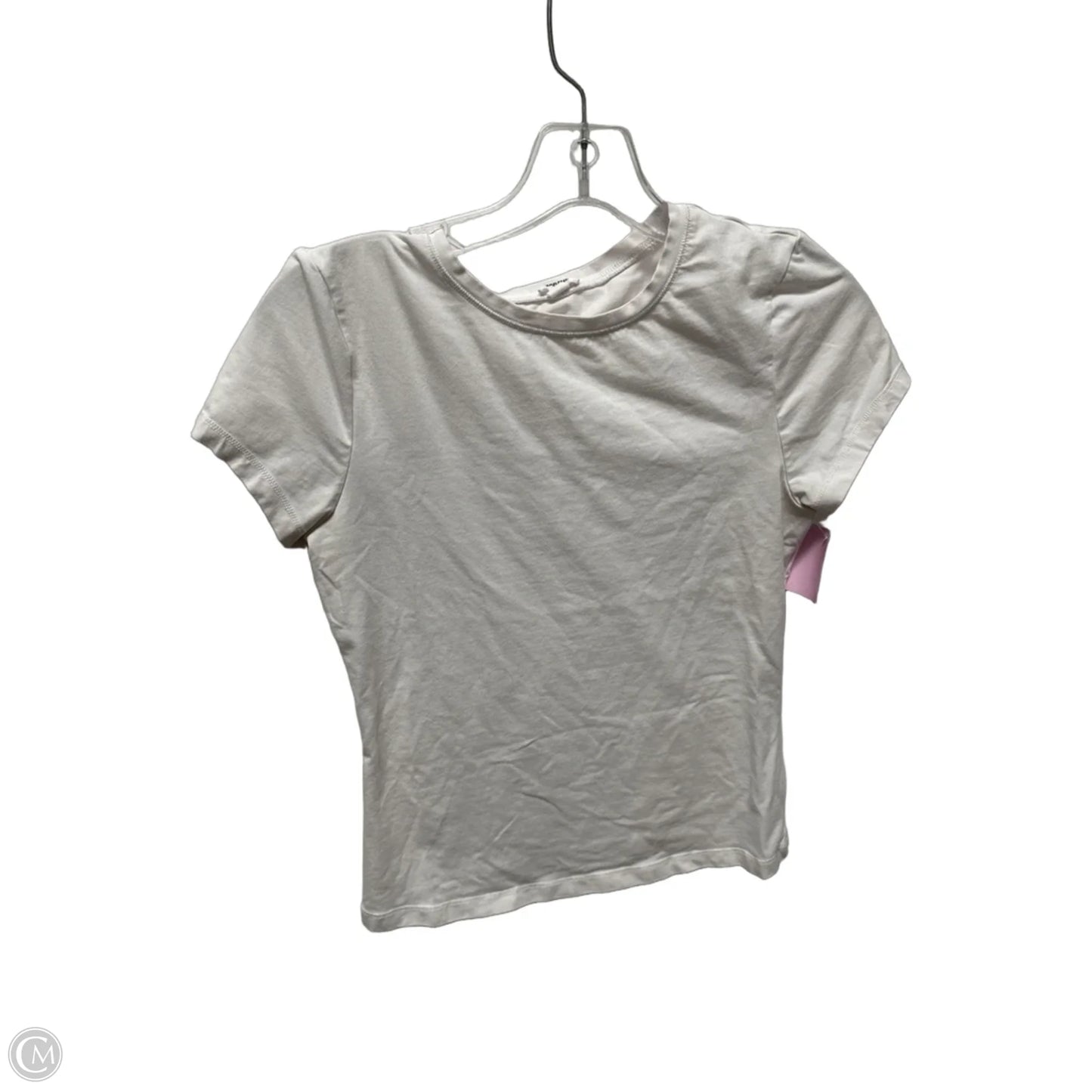 Top Short Sleeve By Garage In White, Size: S