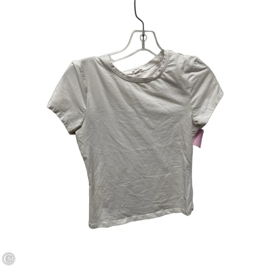 Top Short Sleeve By Garage In White, Size: S