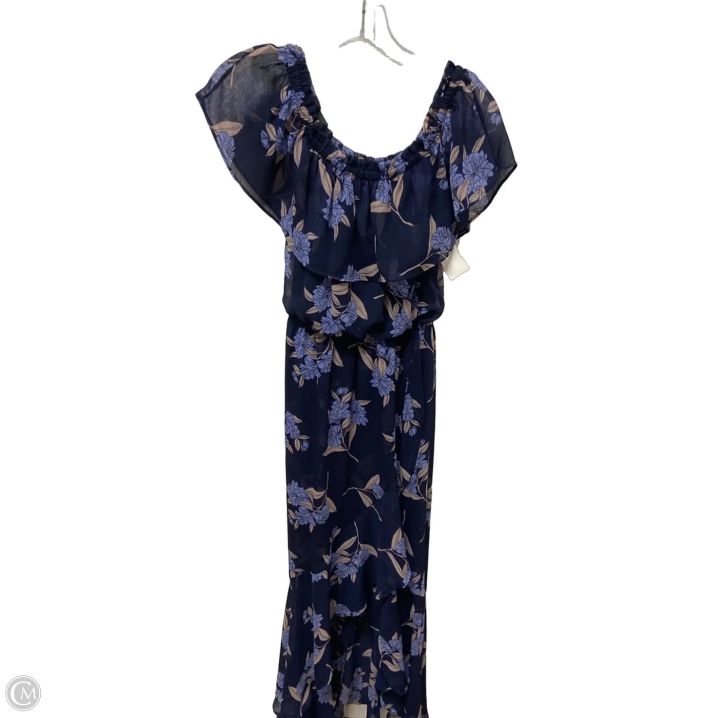 Dress Casual Maxi By Express In Blue, Size: Xs