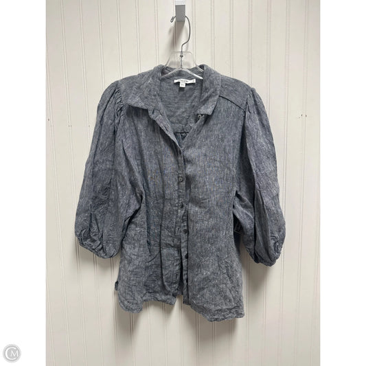 Top 3/4 Sleeve By Chicos In Blue, Size: M