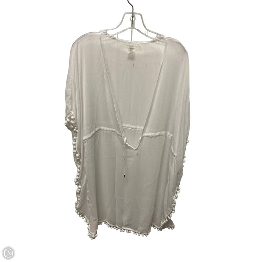 Swimwear Cover-up By Bleu In White, Size: M