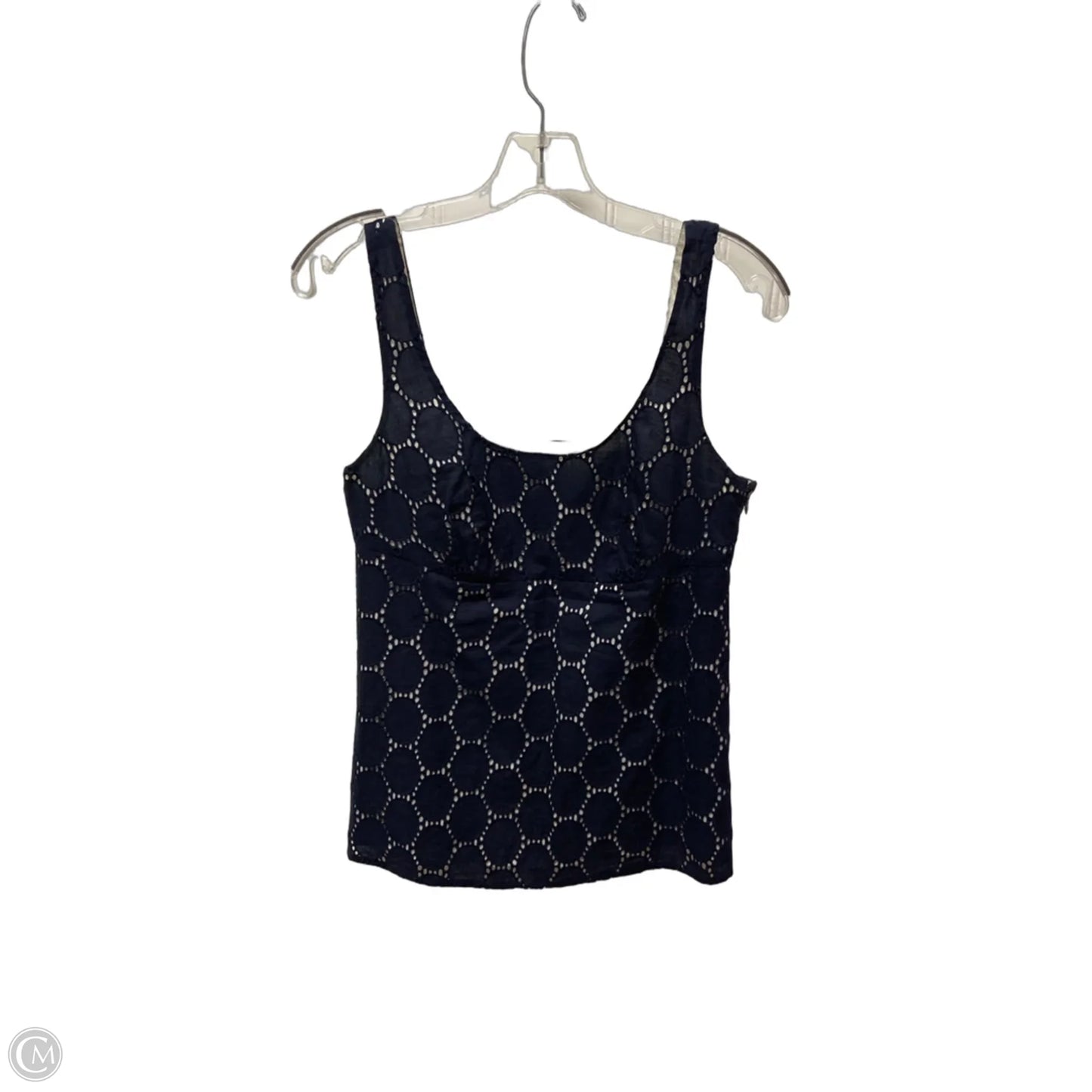 Top Sleeveless By Loft In Blue, Size: S