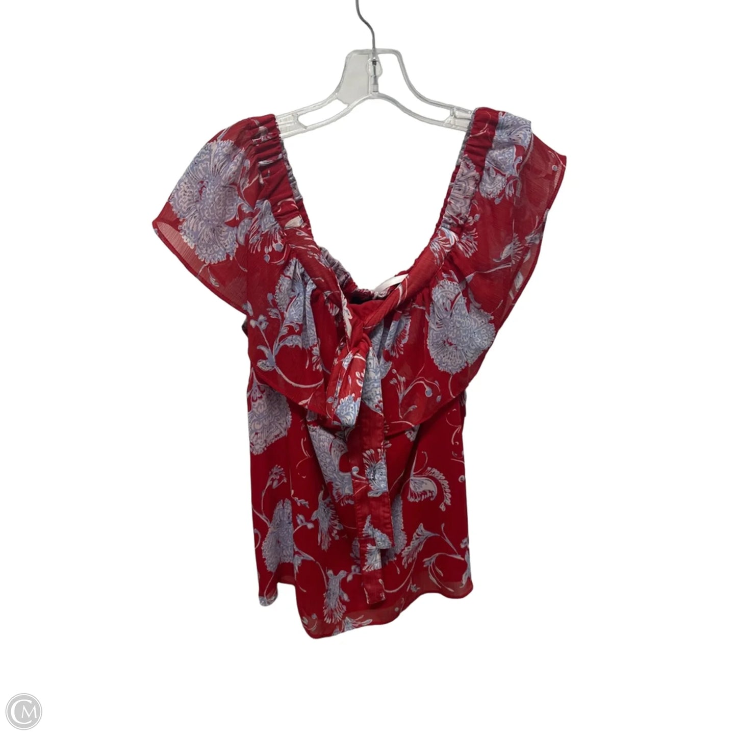 Top Short Sleeve By Tommy Bahama In Red, Size: L
