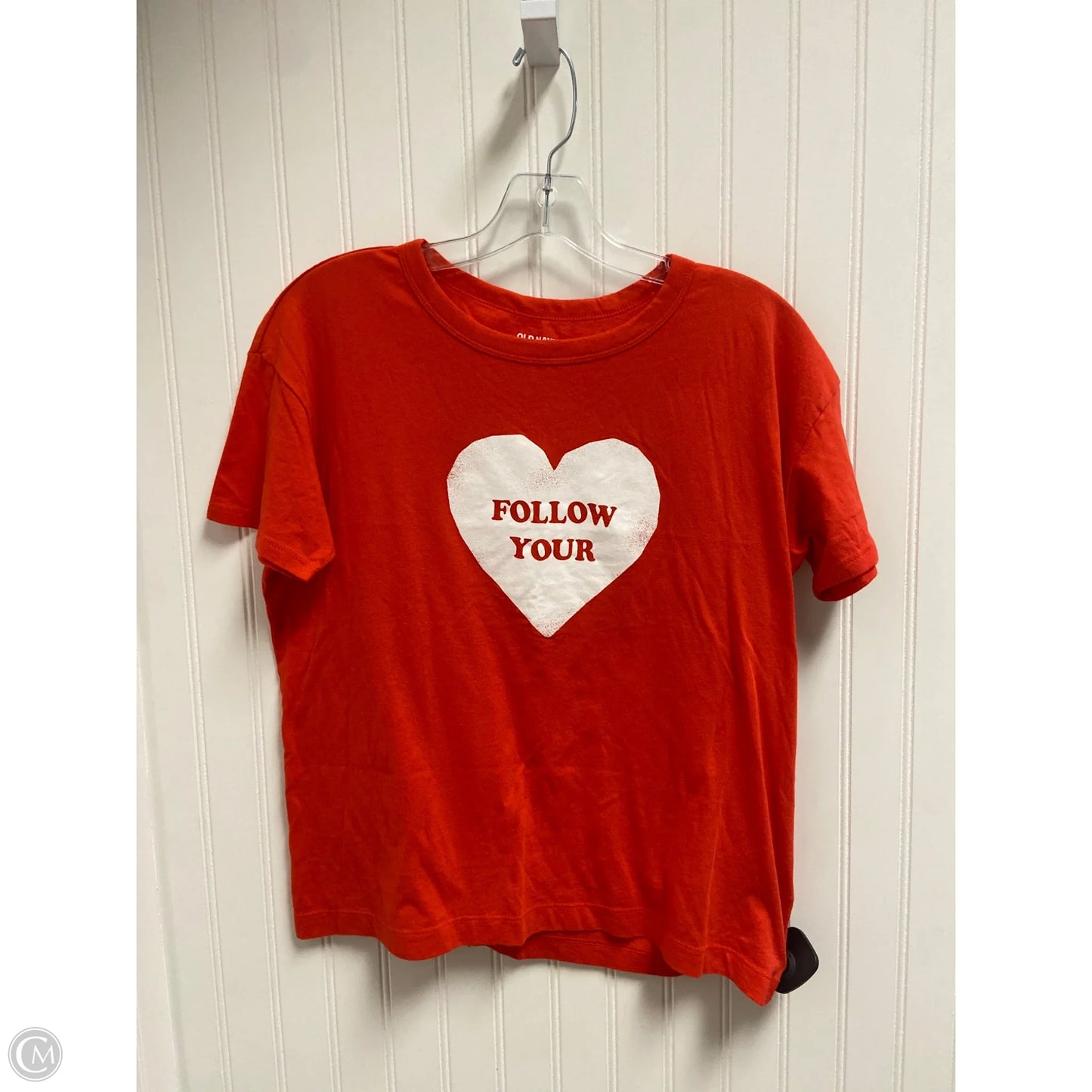 Top Short Sleeve By Old Navy In Red, Size: S