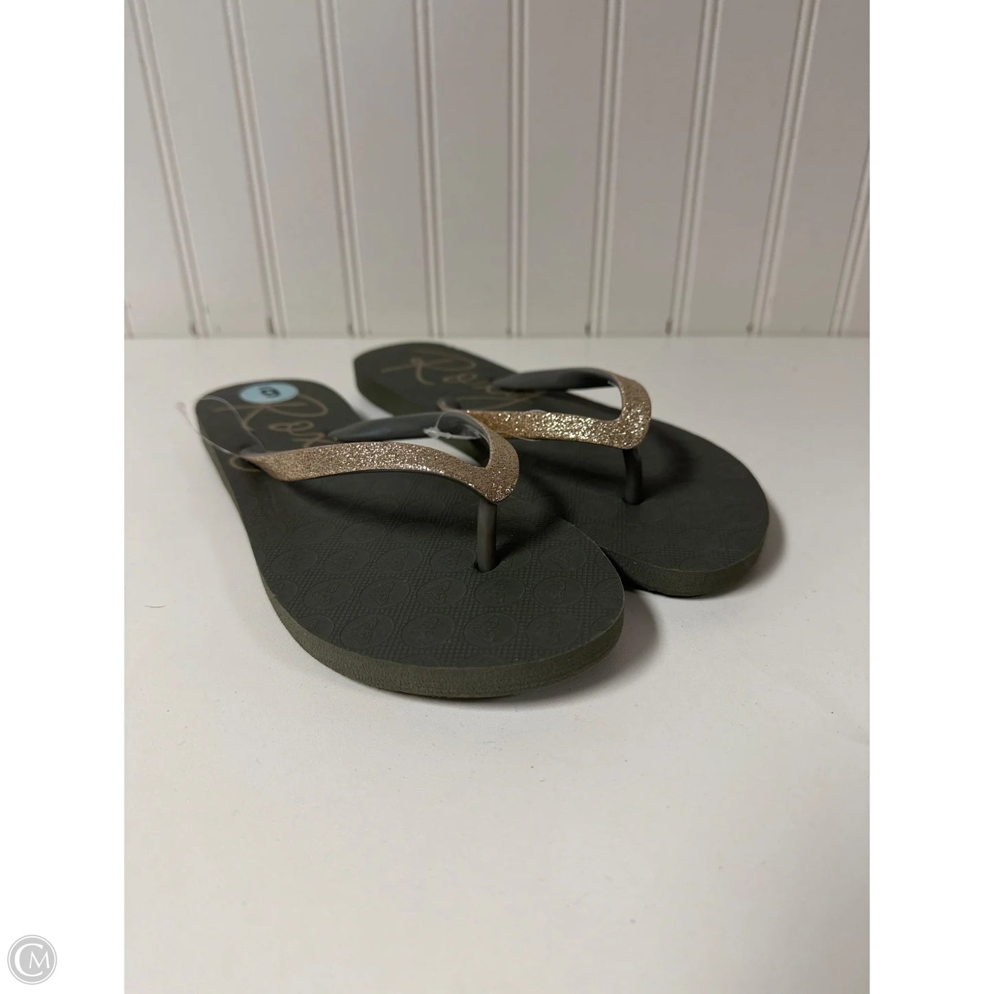 Sandals Flats By Roxy In Grey, Size: 6