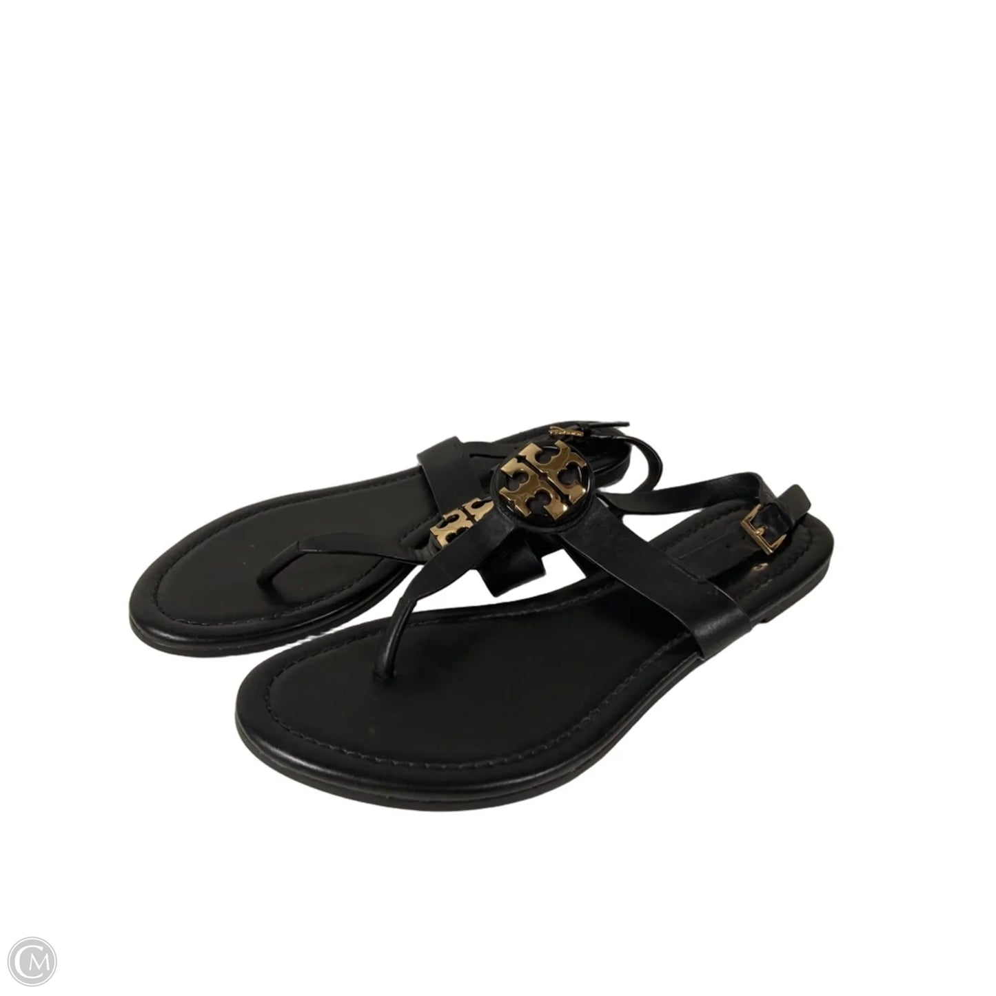Sandals Designer By Tory Burch In Black, Size: 8