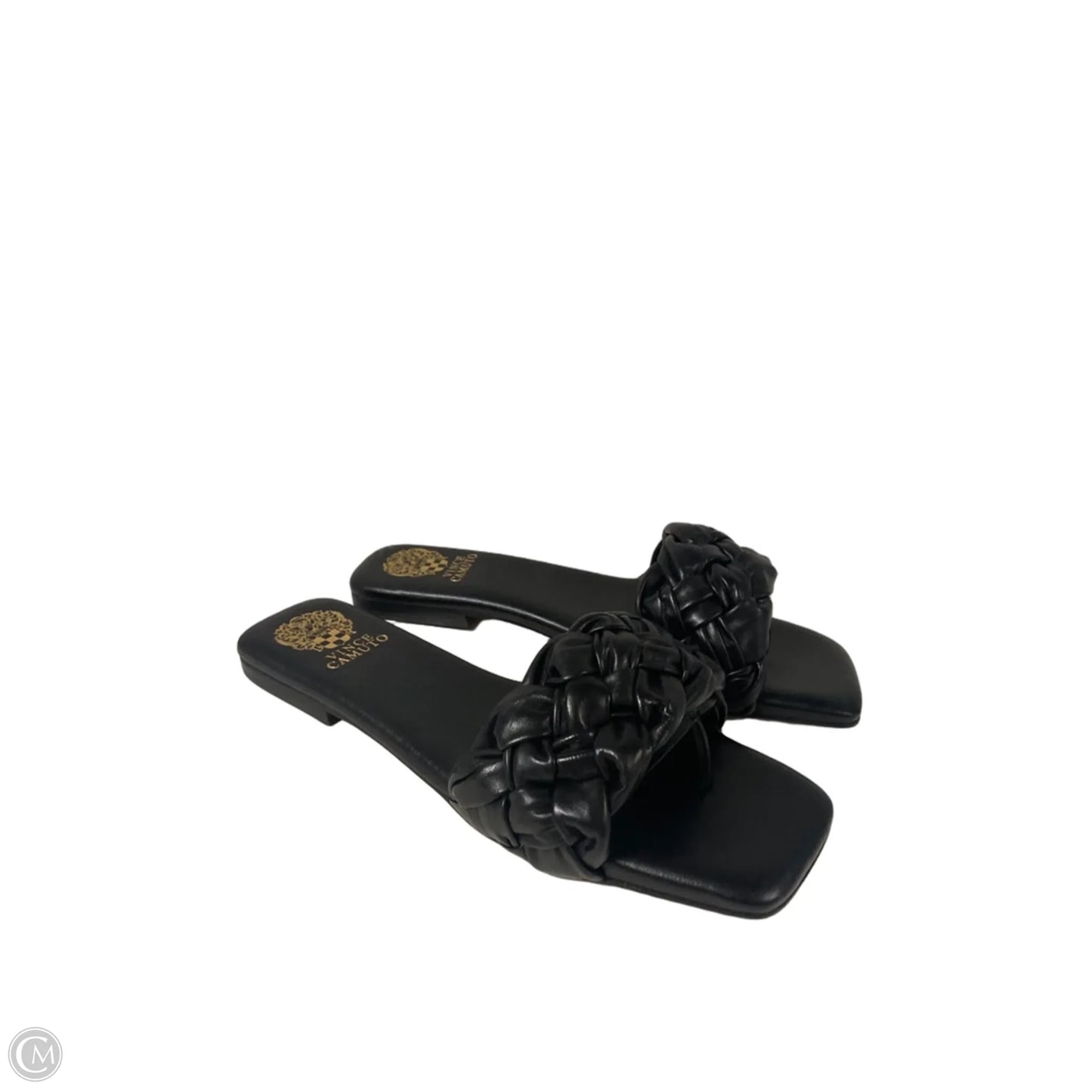 Sandals Flats By Vince Camuto In Black, Size: 9.5