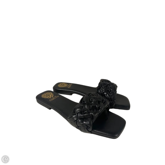 Sandals Flats By Vince Camuto In Black, Size: 9.5