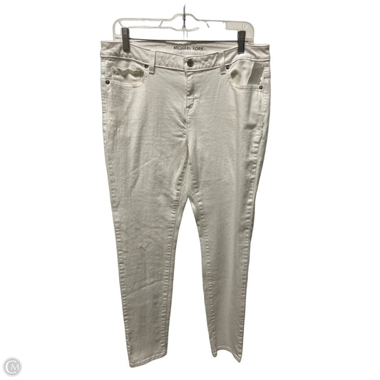 Jeans Skinny By Michael By Michael Kors In White, Size: 10