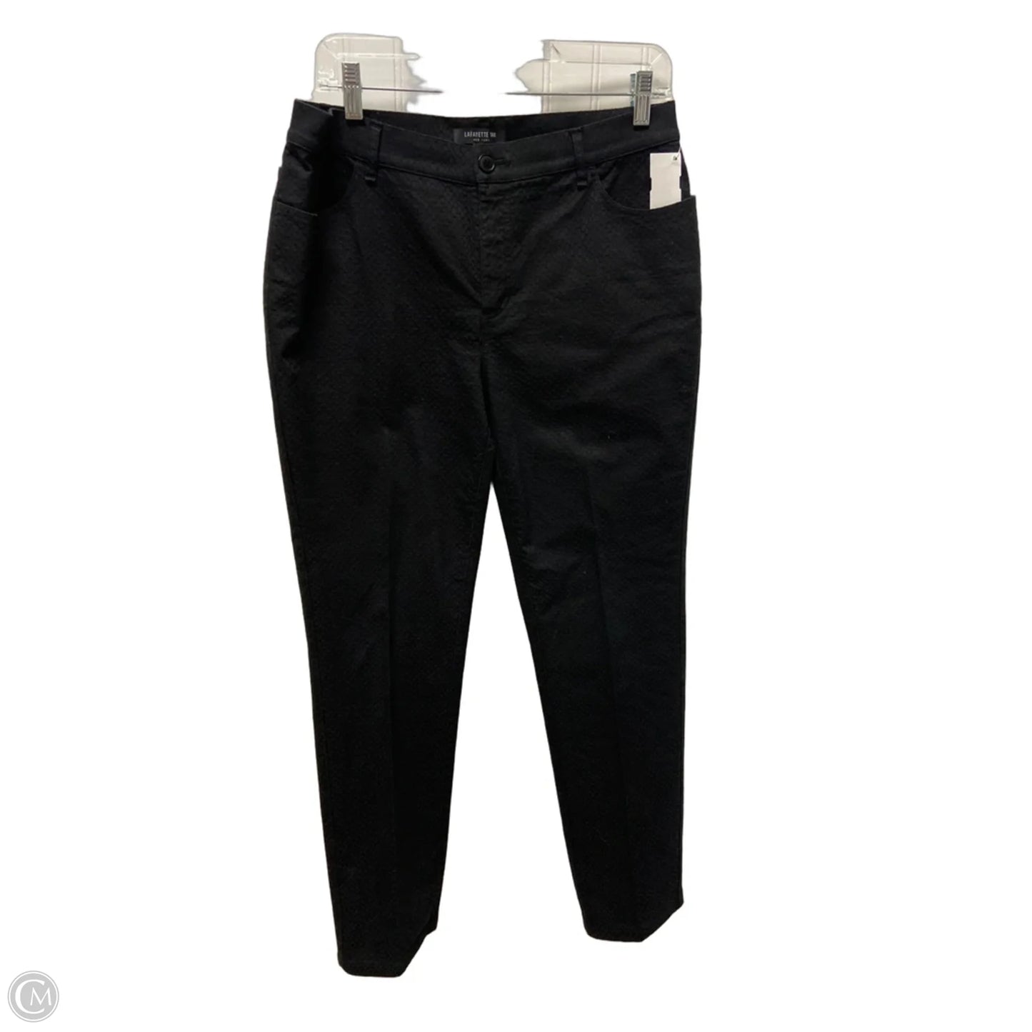 Jeans Designer By Lafayette 148 In Black, Size: 10