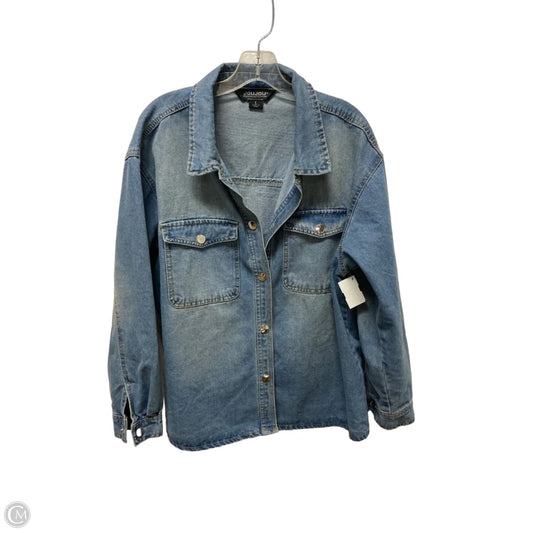Jacket Denim By Jou Jou In Blue, Size: L